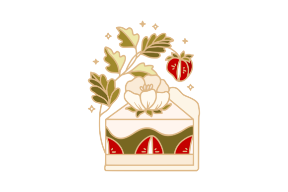 Creating Sweet Art: The Charm of Strawberry, Peony, and Green Tea Cake Designs