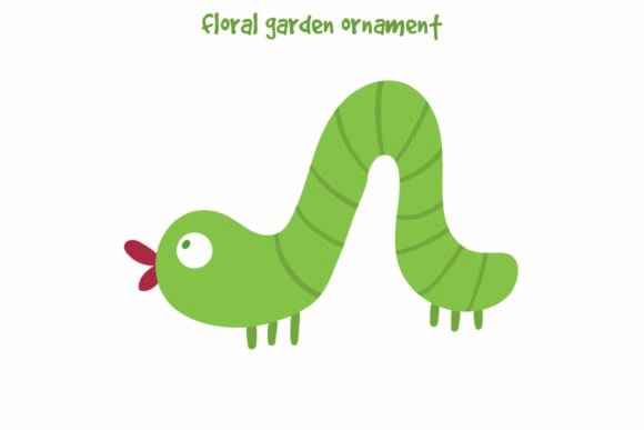 Integrating the Caterpillar and Floral Garden Vector Asset into Your Creative Process