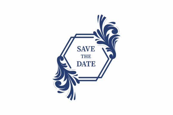 The Element Floral Save Date Banner Hexagon: A Strategic Asset for Crafted Communication