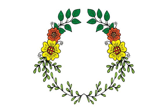 The Simple Power of a Decorative Frame with Flowers