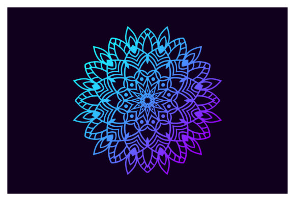 Unlocking Design Versatility with Round Gradient Mandala Colorful Vector Assets